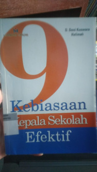 Image of Kebiasaan Kepala Sekolah Efektif