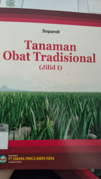 Image of Tanaman Obat Tradisional Jilid 1