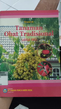 Image of Tanaman Obat Tradisional Jilid III